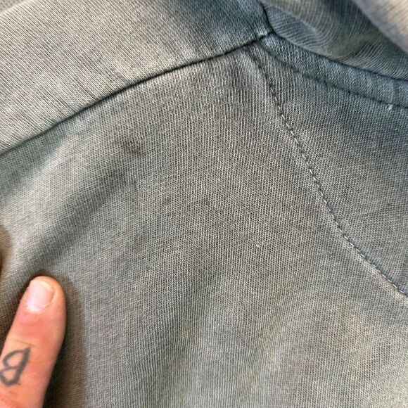 Austins Inc Block Island Hoodie Sweatshirt Men's Size M Gray Zip Neck Pullover - Picture 9 of 12